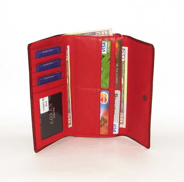 Гаманець жіночий Loren 74507-RS RED Гаманець жіночий Loren 74507-RS RED